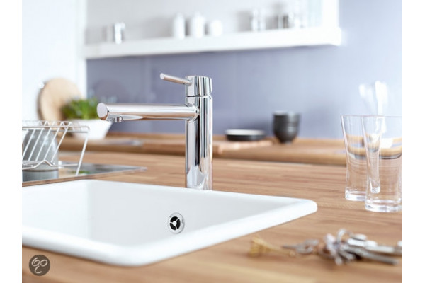 Смеситель для кухонной мойки Grohe Concetto с высоким изливом, однорычажный, хром