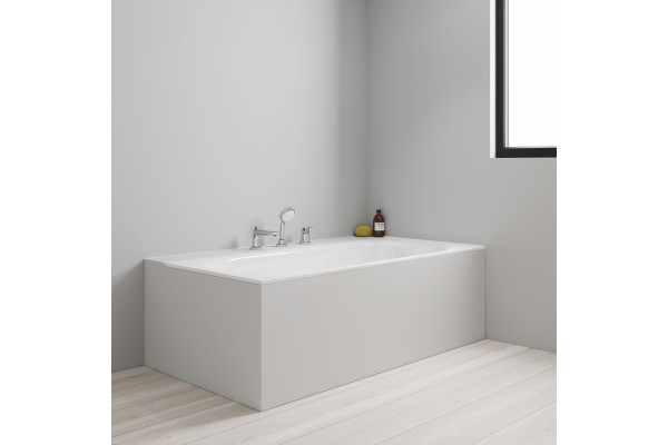 Смеситель Grohe BauEdge 2511700A на борт ванны, хром, однорычажный, длина излива 18.1 см