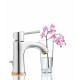 Смеситель для раковины Grohe Grandera с донным клапаном, однорычажный, хром/золото