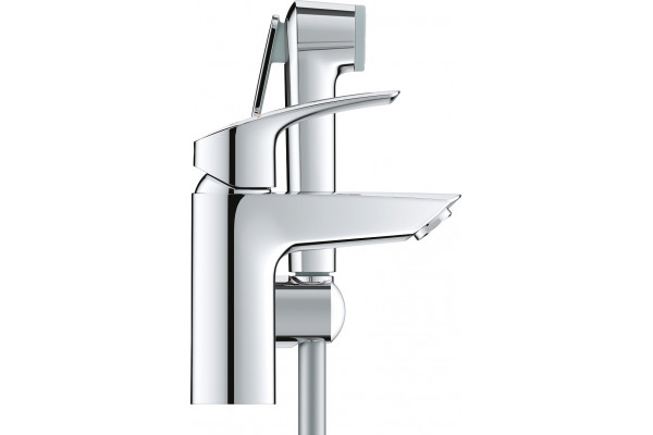 Смеситель Grohe Eurosmart 23124003 для раковины с гигиеническим душем, однорычажный, хром