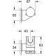 Настенный держатель Grohe Relexa Plus 28623000 для душа хром, штанга 5 см