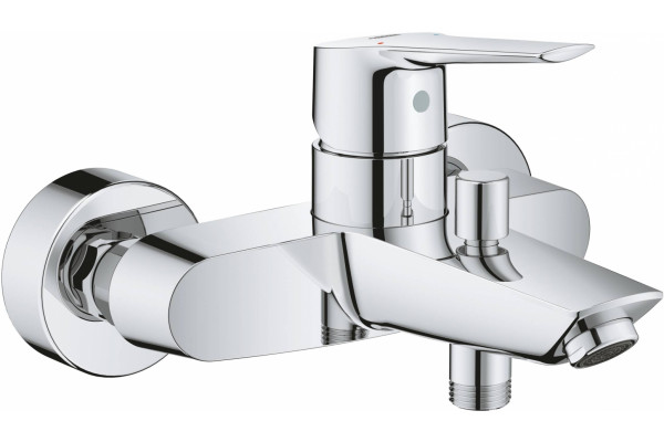 Смеситель Grohe Start 2021 24206002 для ванны с душем, хром, однорычажный, длина излива 18.8 см