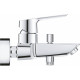 Смеситель Grohe Start 2021 24206002 для ванны с душем, хром, однорычажный, длина излива 18.8 см