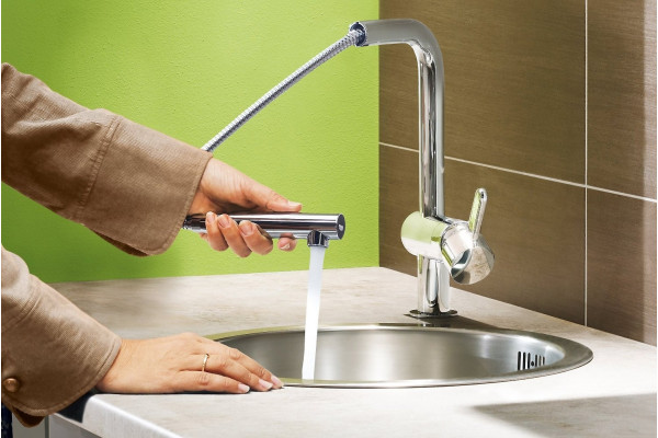 Смеситель Grohe Minta 32168000 для кухонной мойки однорычажный, хром