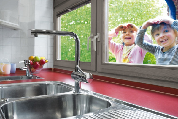 Смеситель Grohe Minta 32168000 для кухонной мойки однорычажный, хром