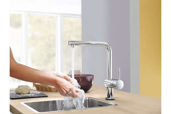 Смеситель Grohe Minta 32168000 для кухонной мойки однорычажный, хром