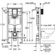 Система инсталляции для унитазов Grohe Rapid SL 38536001 цвет белый, 50x23x113 см