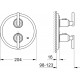 Термостатический смеситель Grohe Atrio 19399000 для ванны с душем, термостат, хром