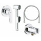 Гигиенический душ Grohe BauFlow 123073 комплект хром,  в современном стиле