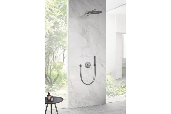 Душевая лейка Grohe Sena Stick 26465AL0 темный графит цвет сталь, штанга 21.5 см