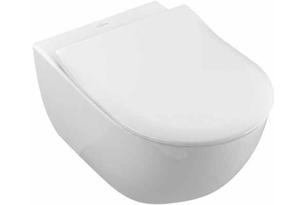Комплект 3 в 1 инсталляция Grohe Rapid SL + Унитаз подвесной Villeroy & Boch Subway 2.0 5614R201 + кнопка хром в современном стиле