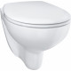 Комплект 3 в 1 инсталляция Grohe Rapid SL + Унитаз подвесной Grohe Bau Ceramic 39351000 + кнопка хром в современном стиле