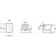 Комплект 3 в 1 инсталляция Grohe Rapid SL + Унитаз подвесной Jacob Delafon Vox EDM102-00 + кнопка хром в современном стиле