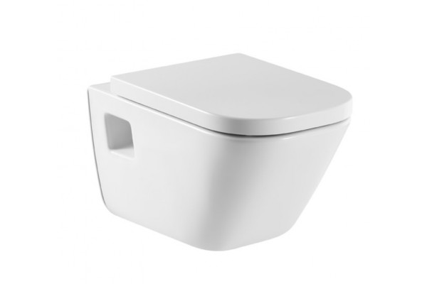 Комплект 3 в 1 инсталляция Grohe Rapid SL + Унитаз подвесной Roca Gap + кнопка Skate Air в современном стиле