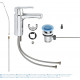Смеситель для раковины Grohe Get 23454000 однорычажный, хром