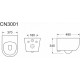 Комплект 3 в 1 инсталляция Grohe Rapid SL + Унитаз подвесной Ceramica Nova Play CN3001 + кнопка черная в современном стиле