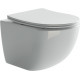 Комплект 3 в 1 инсталляция Grohe Rapid SL + Унитаз подвесной Ceramica Nova Forma CN3009 + кнопка черная в современном стиле