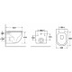 Комплект 3 в 1 инсталляция Grohe Rapid SL + Унитаз подвесной Owl 1975 Cirkel-H + кнопка черная в современном стиле