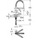 Смеситель для кухни Grohe Get 30360000 хром, с гибким изливом, однорычажный