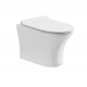 Комплект 3 в 1 инсталляция Grohe Rapid SL + Подвесной безободковый унитаз Cerutti Spa Bernina aria CT7191 + кнопка хром в современном стиле