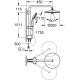 Душевая стойка Grohe Vitalio Joy 260 27357002 хром, штанга 115.7 см