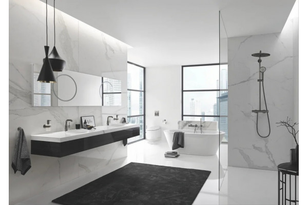 Душевая стойка Grohe Euphoria XXL 310 26075AL0 темный графит цвет темный хром, штанга 113.2 см