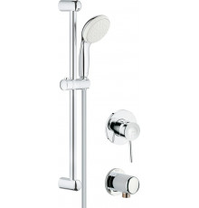 Душевой комплект Grohe BauClassic 29048000 + 27924001 + 28671000 хром,  в современном стиле