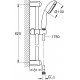 Душевой комплект Grohe BauClassic 29048000 + 27924001 + 28671000 хром,  в современном стиле