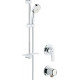 Душевой комплект Grohe BauFlow 29046000 + 27929002 + 28671000 хром,  в современном стиле