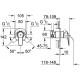 Душевой комплект Grohe BauFlow 29046000 + 27929002 + 28671000 хром,  в современном стиле