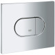 Система инсталляции для подвесных унитазов Grohe Solido 38981000 с кнопкой Arena Cosmopolitan горизонтальная, бачок 3/6 л, 50x23x113 см