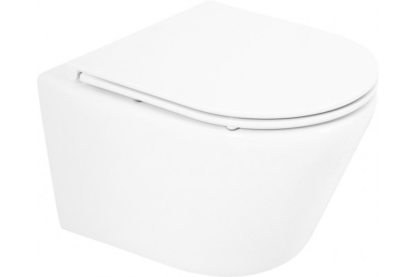 Комплект 3 в 1 инсталляция Grohe Rapid SL + Унитаз подвесной BelBagno Tre BB8001CHR/SC + кнопка хром в современном стиле