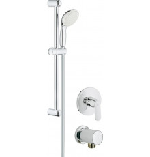 Душевой комплект Grohe Eurosmart Cosmopolitan 32880000 + 27853001 + 27057000 хром,  в современном стиле