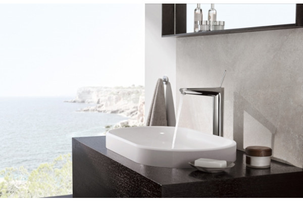 Смеситель для раковины Grohe Eurodisc Joy с высоким изливом, однорычажный, хром