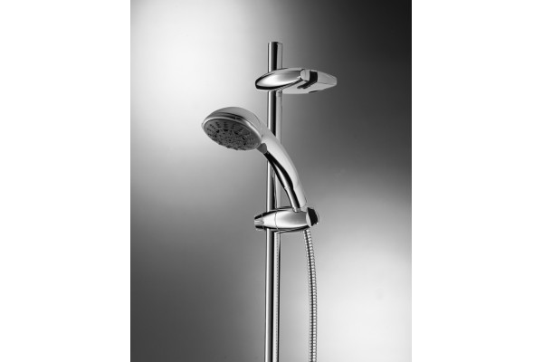 Душевой гарнитур Grohe Movario (ручной душ, штанга 900 мм, шланг 1750 мм), хром, с полочкой-мыльницей