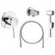 Гигиенический набор Grohe BauClassic (124434) хром, шланг 150 см