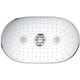 Верхний душ Grohe Rainshower Smart Control 26254000 хром, размер 36.1 см