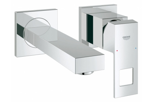 Смеситель Grohe Eurocube для раковины однорычажный, хром, длина излива 17.1 см