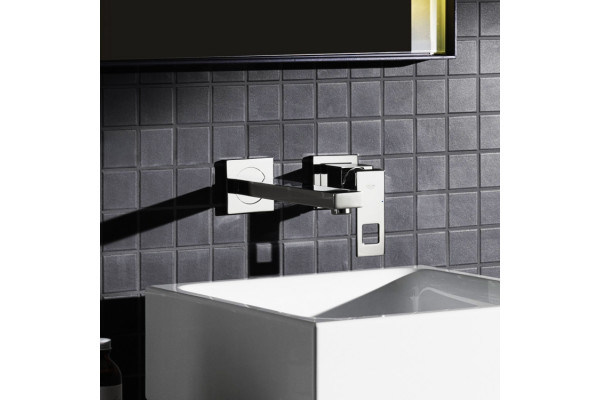 Смеситель Grohe Eurocube для раковины однорычажный, хром, длина излива 23.1 см