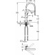 Смеситель Grohe Essence New 30294000 для кухонной мойки однорычажный, высота излива 19.7 см