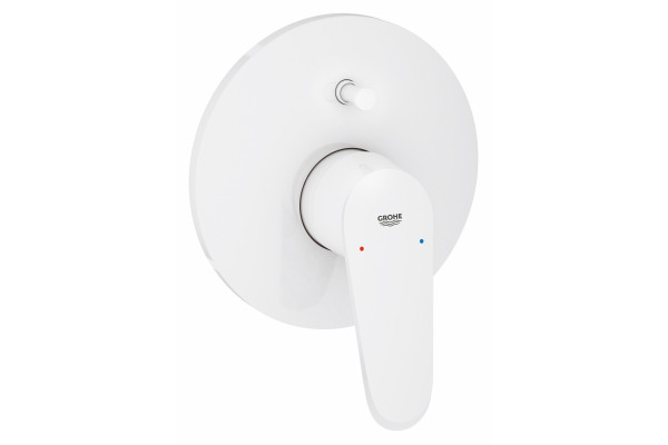 Смеситель Grohe Eurodisc Cosmopolitan для ванны с душем, однорычажный, белый