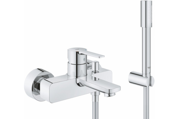 Смеситель Grohe Lineare 33850001 для ванны с душем, однорычажный, хром