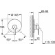 Смеситель Grohe Lineare 19296DC1 для душа однорычажный, сталь