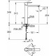 Смеситель Grohe Lineare 23405DC1 для раковины однорычажный, сталь