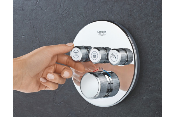Термостат Grohe Grohtherm SmartControl 29121000 для ванны с душем, термостат, хром
