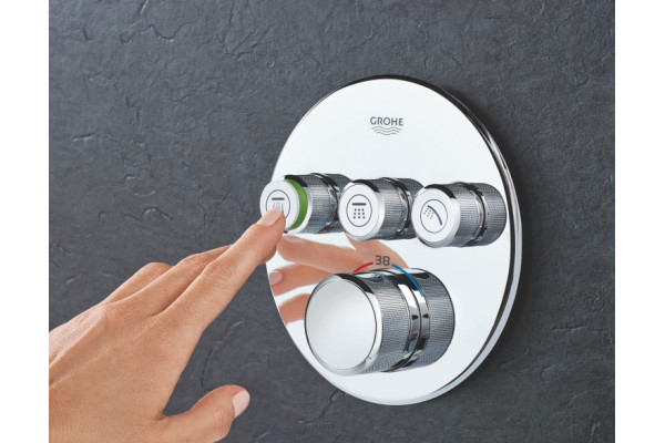 Термостат Grohe Grohtherm SmartControl 29121000 для ванны с душем, термостат, хром