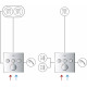Термостат Grohe Grohtherm SmartControl 29121000 для ванны с душем, термостат, хром