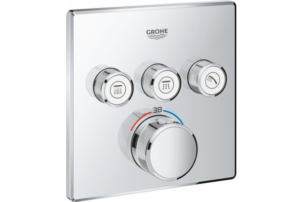 Термостат Grohe Grohtherm SmartControl 29126000 для ванны с душем, термостат, хром