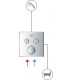 Термостат Grohe Grohtherm SmartControl 29124000 для ванны с душем, термостат, хром