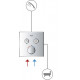 Смеситель Grohe Grohtherm SmartControl 29148000 для ванны с душем, однорычажный, хром